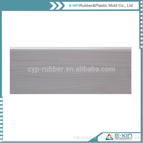 Flooring Accessories Waterproof Surface Woodgrained PVC Wood Skirting